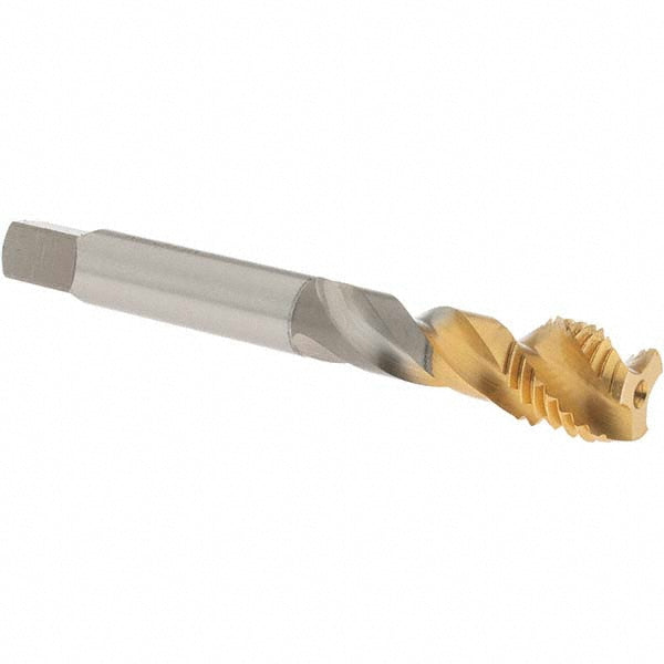 OSG 2392905 Spiral Flute Tap: M16x2, Metric Coarse, 3 Flute, Modified Bottoming Chamfer, 6H Class of Fit, Vanadium High-Speed Steel, TiN Finish