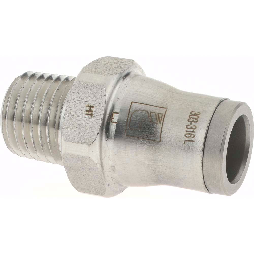Legris 3805 60 14 Push-to-Connect Tube x MNPT x Tube x Male Connector: NPT, 3/8" Tube OD