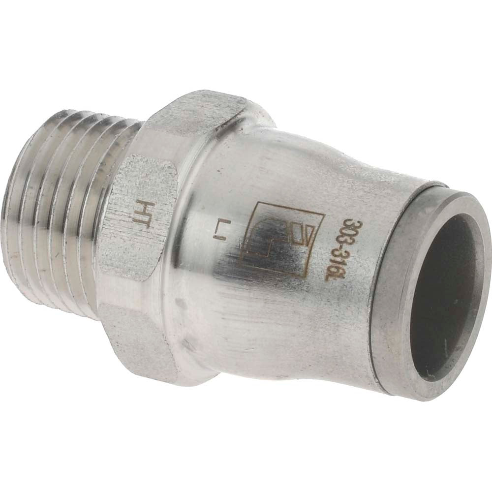 Legris 3805 62 18 Push-to-Connect Tube x MNPT x Tube x Male Connector: NPT, 1/2" Tube OD