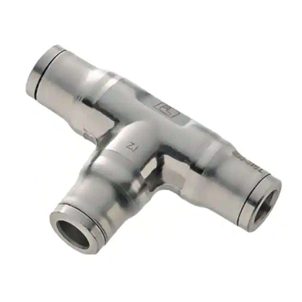 Legris 3804 56 00 Push-to-Connect Tube x Tube Tee: 1/4" Tube OD