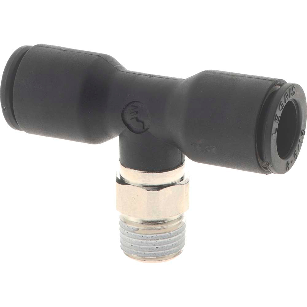 Legris 3108 08 11 Push-To-Connect Tube Fitting: Male Branch Tee, 1/8" Thread, 5/16" OD