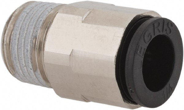 Legris 3175 56 11 Push-to-Connect Tube x MNPT Connector: NPT, 1/4" Tube OD