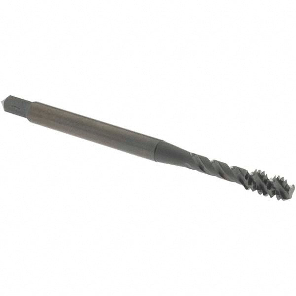 OSG 136001 Spiral Flute Tap: #6-32 UNC, 3 Flutes, Bottoming, 3B Class of Fit, Cobalt, Oxide Coated