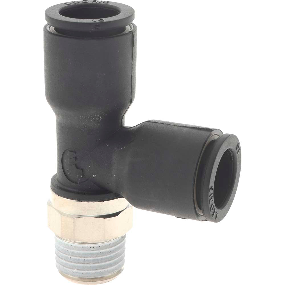 Legris 3103 10 13 Push-To-Connect Tube Fitting: Male Run Tee, 1/4" Thread