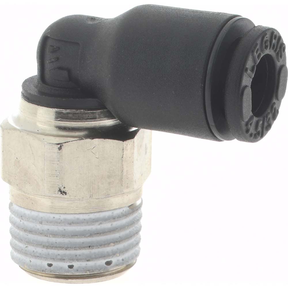 Legris 3109 04 10 Push-to-Connect Tube x Male BSPT Fitting: Male Elbow, BSPT, 5/32" OD