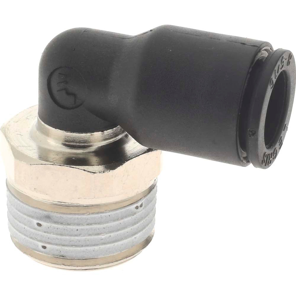 Legris 3109 08 17 Push-to-Connect Tube x Male BSPT Fitting: Male Elbow, BSPT, 5/16" OD