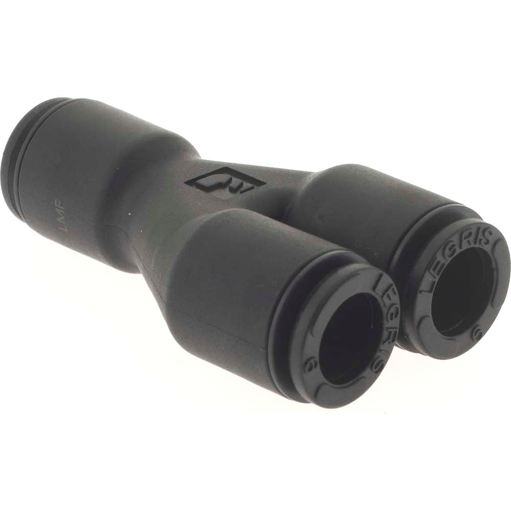 Legris 3140 06 00 Push-to-Connect Tube x Tube Fitting: Union Y