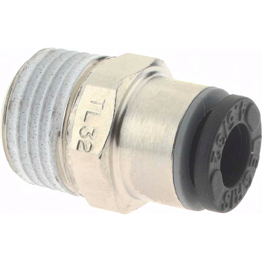 Legris 3175 04 10 Push-to-Connect Tube x Male BSPT Connector: BSPT, 5/32" Tube OD