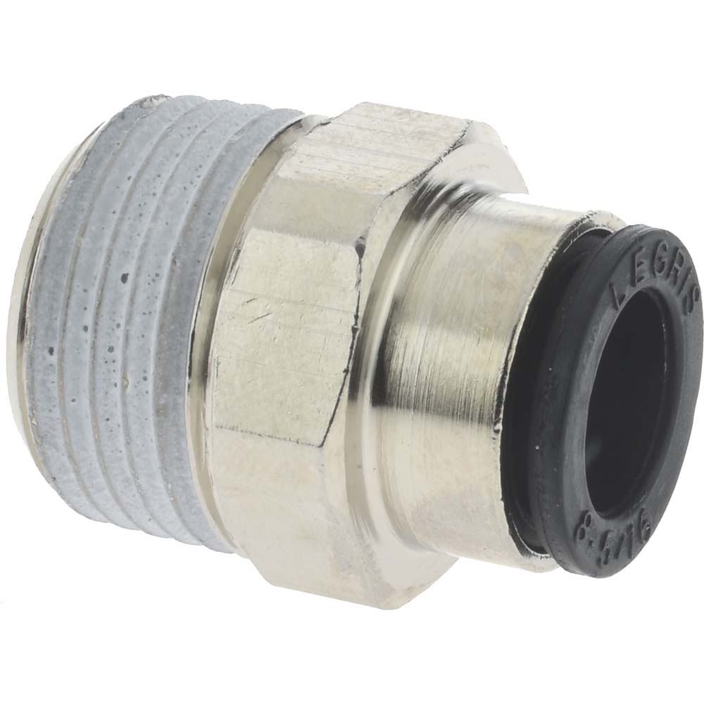 Legris 3175 08 17 Push-to-Connect Tube x Male BSPT Connector: BSPT, 5/16" Tube OD