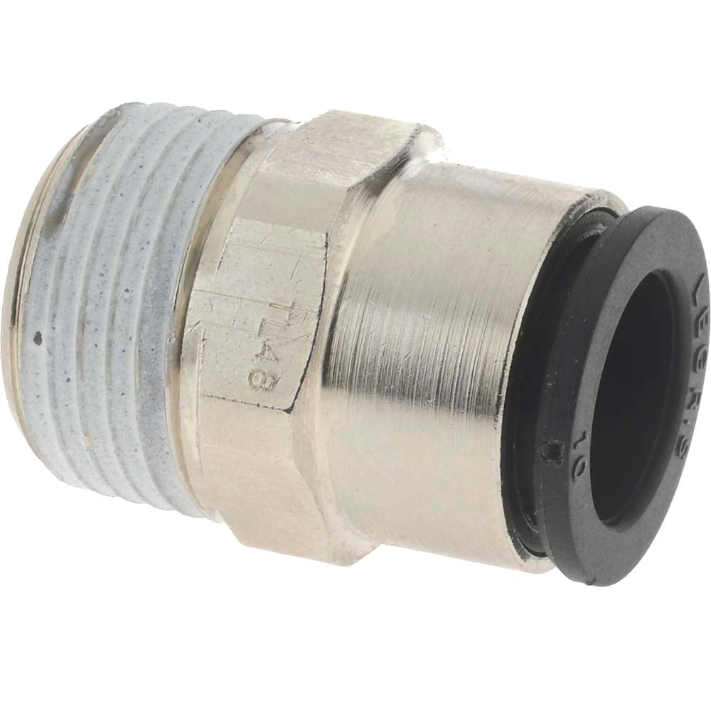 Legris 3175 10 17 Push-to-Connect Tube x Male BSPT Connector: BSPT, 10 mm Tube OD