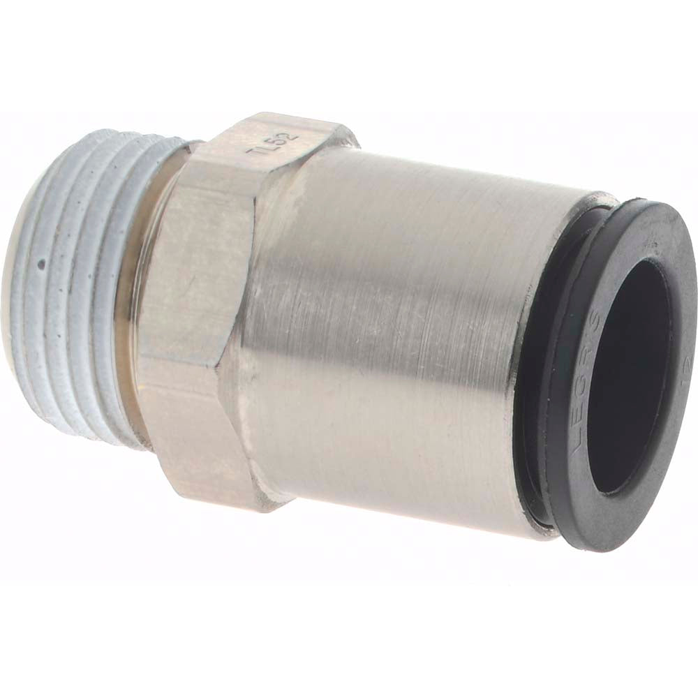 Legris 3175 12 17 Push-to-Connect Tube x Male BSPT Connector: BSPT, 12 mm Tube OD
