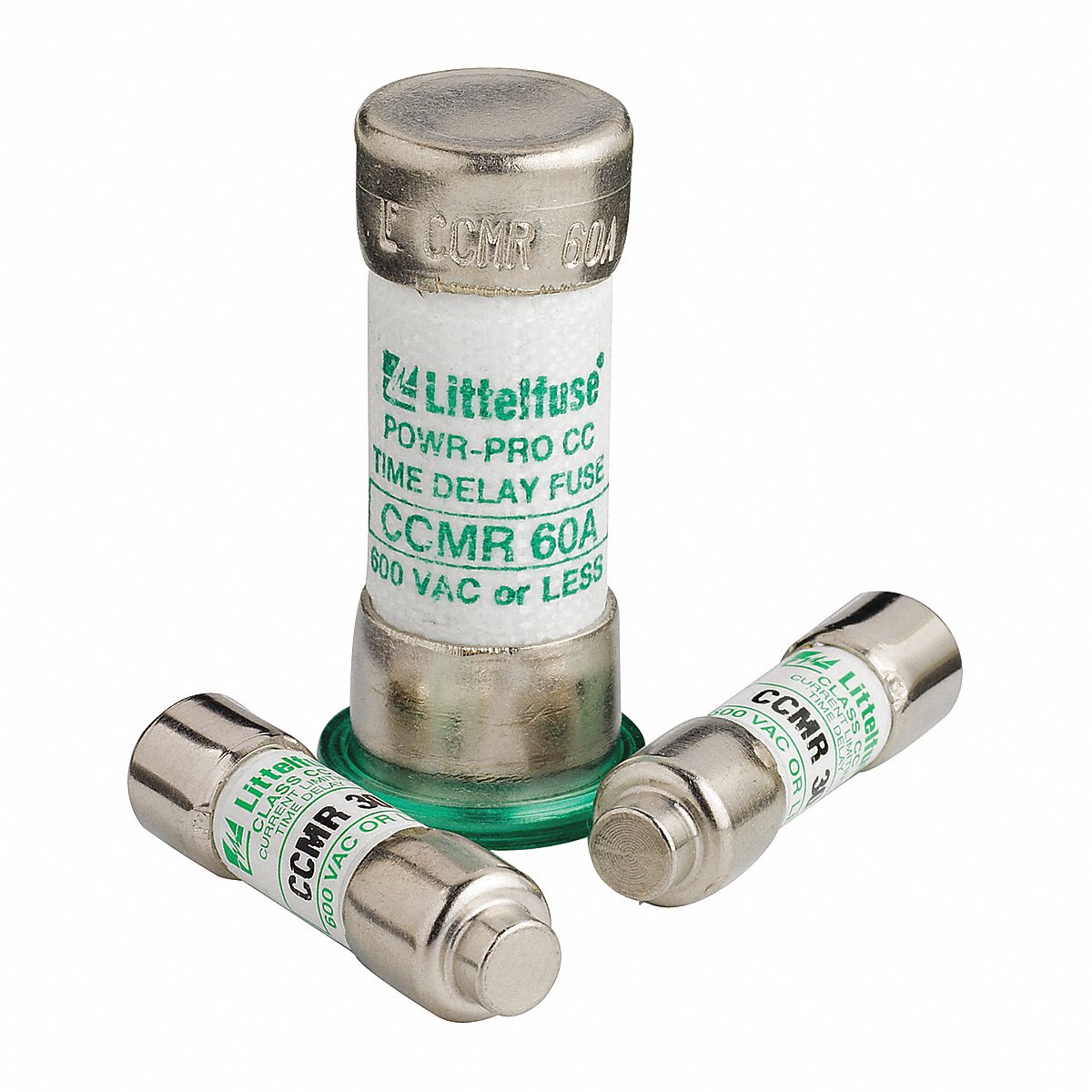 Littelfuse Fuse 600 VAC Cyl CC 15 A 500 VDC Non-Ind (CCMR015)