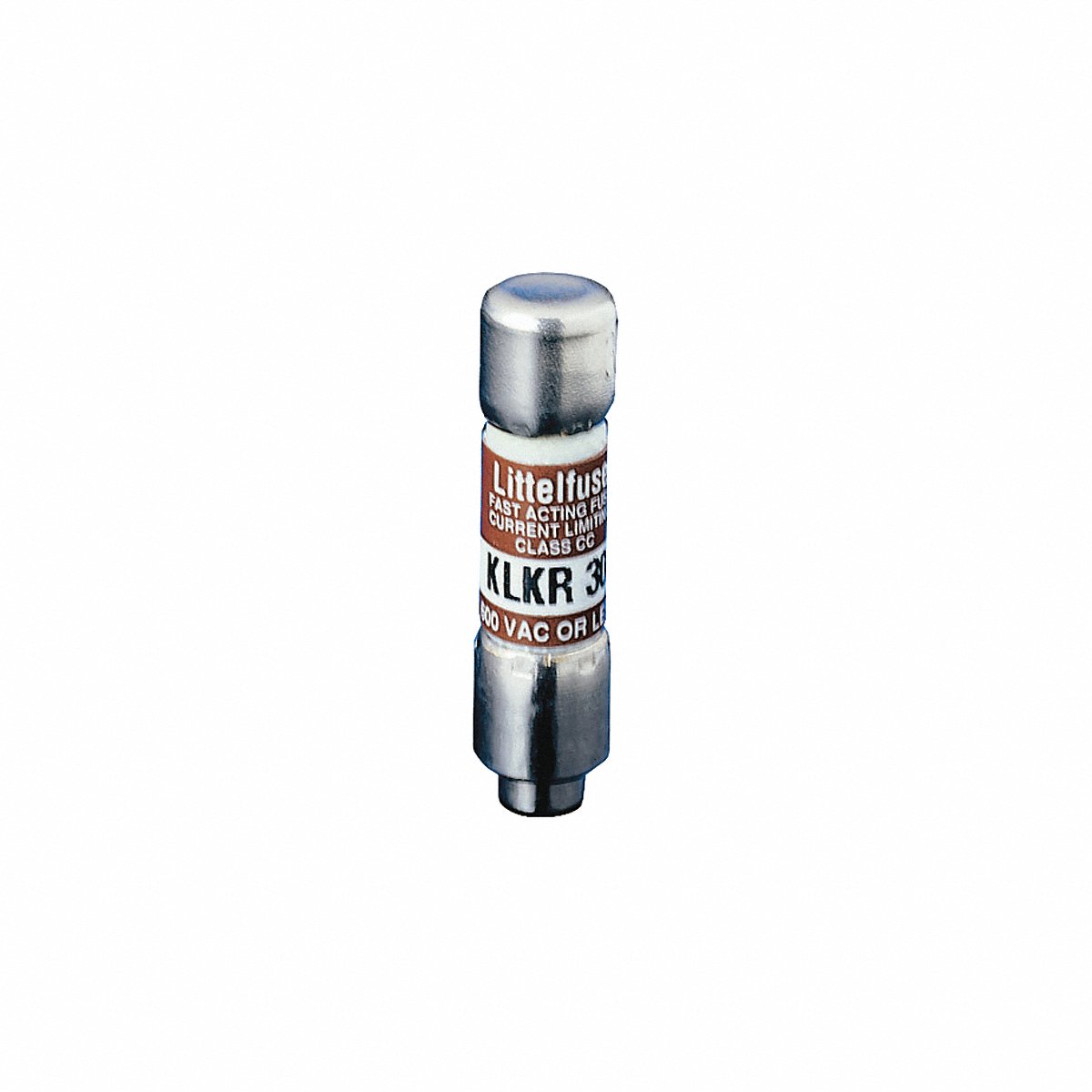 Littelfuse Fuse 600 VAC Cyl CC 30 A 300 VDC Non-Ind (KLKR030)