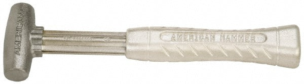 American Hammer AM1ZNAG Non-Marring Hammer: 1 lb, 1" Face Dia, Zinc Aluminum Alloy Head