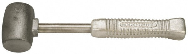 American Hammer AM5ZNAG Non-Marring Hammer: 5 lb, 2" Face Dia, Zinc Aluminum Alloy Head