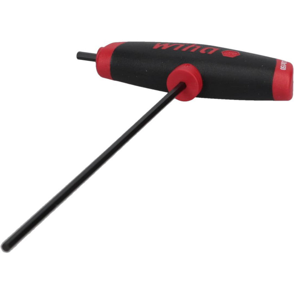 Wiha 33446 Hex Key: 3.00 mm Hex, Hex End, T-Handle Cushion Grip
