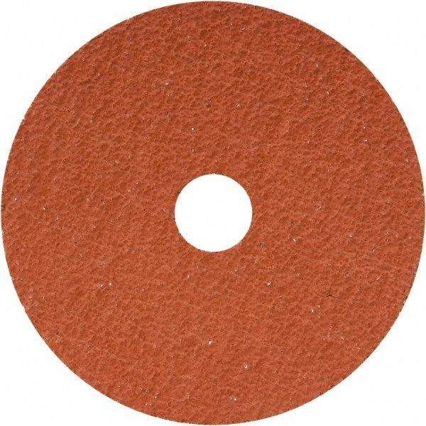 CGW Abrasives 48192 Fiber Disc: 5" Disc Dia, 7/8" Hole, Arbor Hole, 36 Grit, Ceramic Alumina