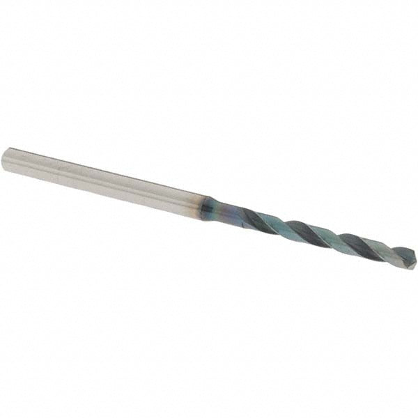 OSG HP245-0937 Jobber Length Drill Bit: 3/32" (0.0938) Dia, 140 deg, Solid Carbide