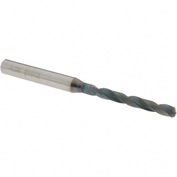 OSG HP255-1610 Jobber Length Drill Bit: #20 (0.1610) Dia, 140 deg, Solid Carbide