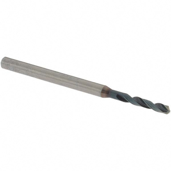 OSG HP243-0827 Screw Machine Drill Bit: 2.10 mm (0.0827) Dia, 140 deg, Solid Carbide