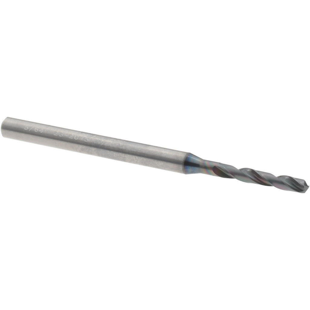 OSG HP243-0780 Screw Machine Drill Bit: 5/64" (0.0781) Dia, 140 deg, Solid Carbide