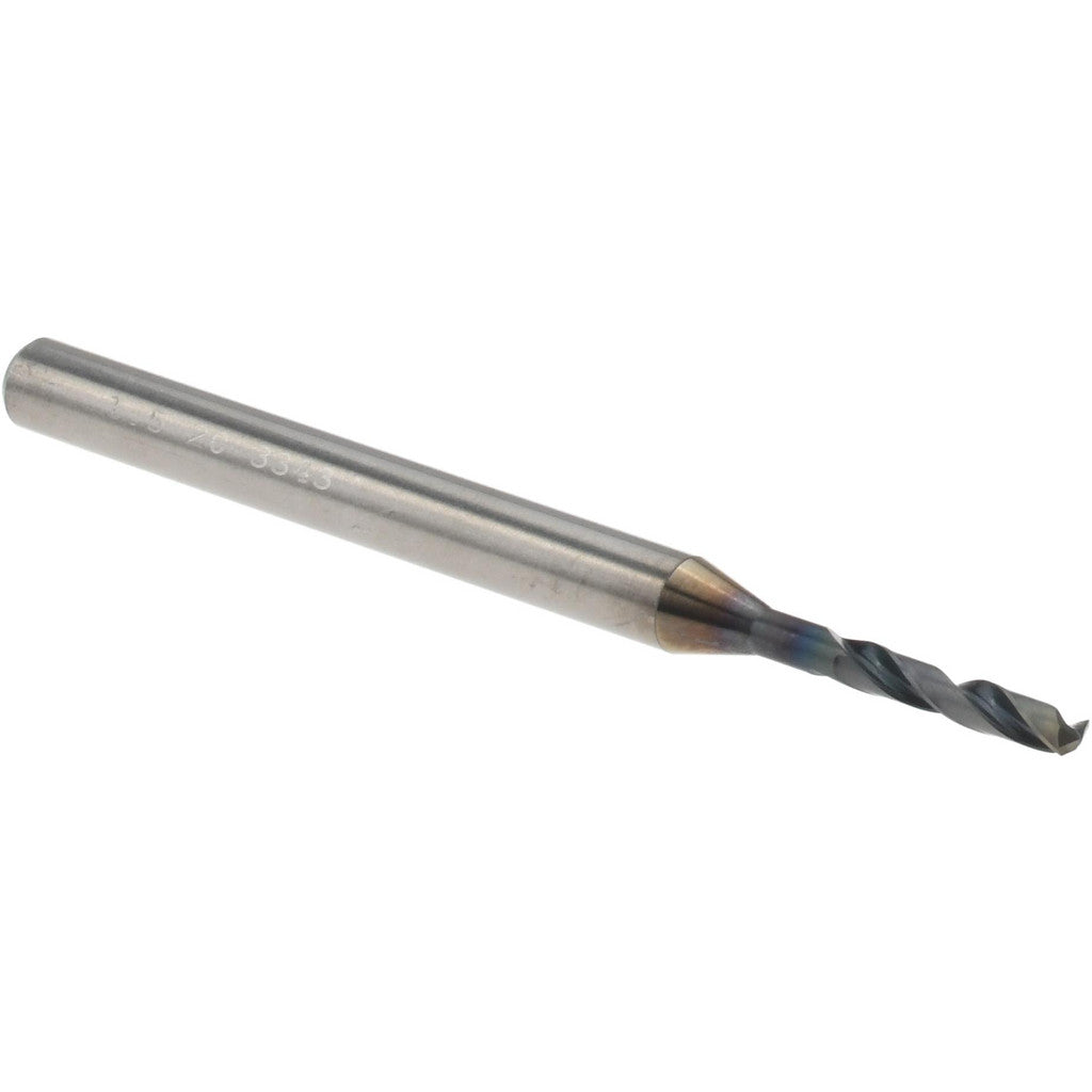 OSG HP243-0591 Screw Machine Drill Bit: 1.50 mm (0.0591) Dia, 140 deg, Solid Carbide