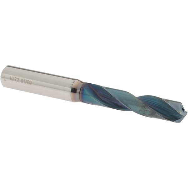 OSG HP253-4220 Screw Machine Drill Bit: 27/64" (0.4219) Dia, 140 deg, Solid Carbide