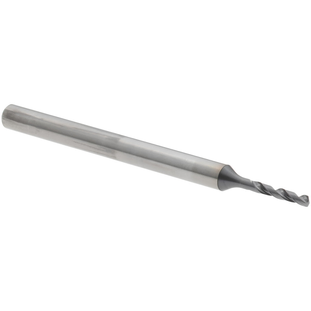 OSG 3300125 Micro Drill Bit: 1.25 mm Dia, (0.0492"), 140 deg, Solid Carbide