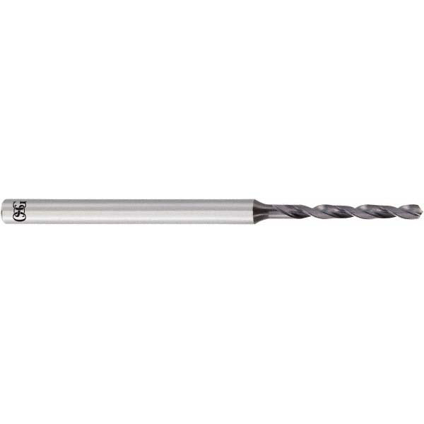 OSG 8577127 Micro Drill Bit: 1.27 mm Dia, (0.0500"), 120 deg, Solid Carbide