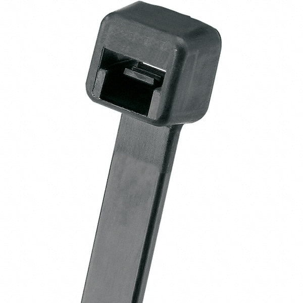 Panduit PLT2I-C0 Cable Tie: 8" Long, Black, Nylon, Standard (Pack of 100)