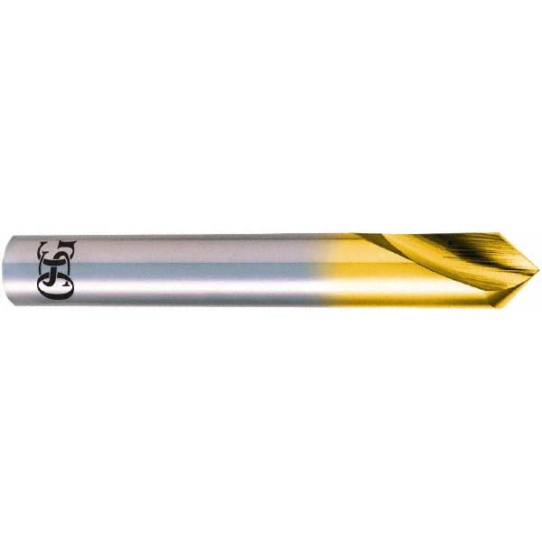 OSG 63604 Spotting Drill: 4.00 mm Dia, 90 deg, 54 mm OAL, High-Speed Steel