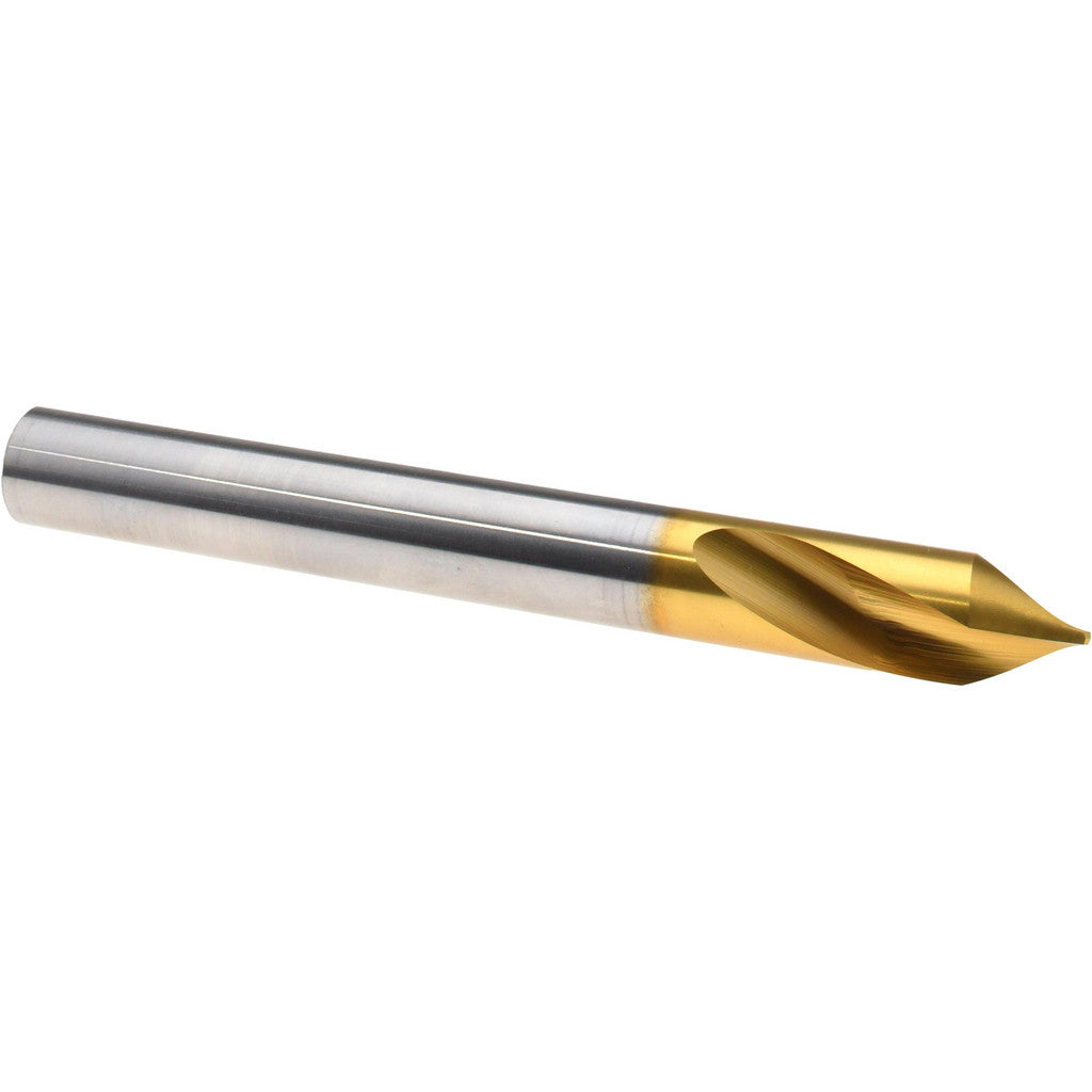 OSG 63712 Spotting Drill: 12 mm Dia, 60° Point, 108 mm OAL, High Speed Steel