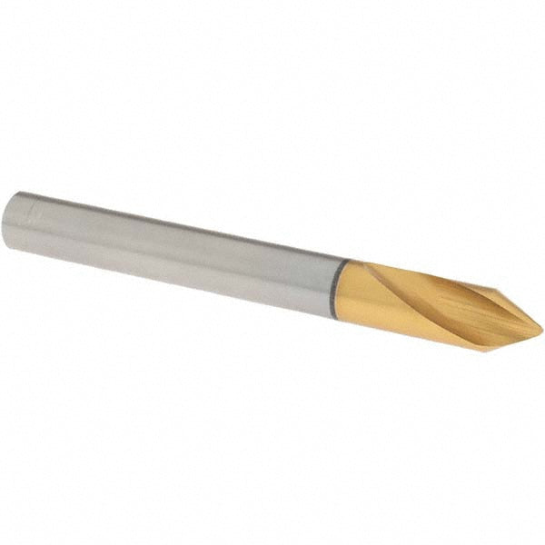 OSG 63710 Spotting Drill: 10 mm Dia, 60° Point, 93 mm OAL, High Speed Steel