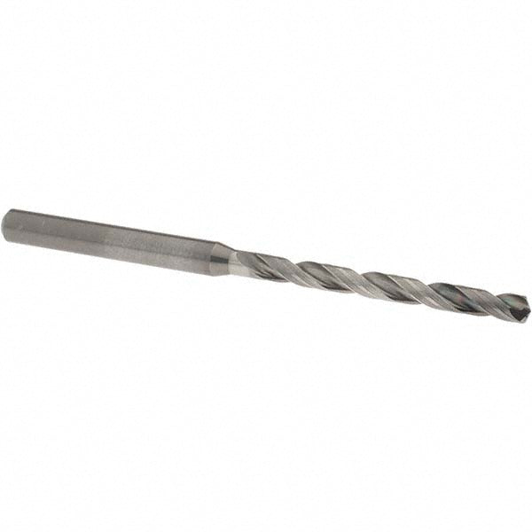 OSG 8704610 Taper Length Drill Bit: Series 6520, 6.1 mm Dia, 140° Point, Solid Carbide