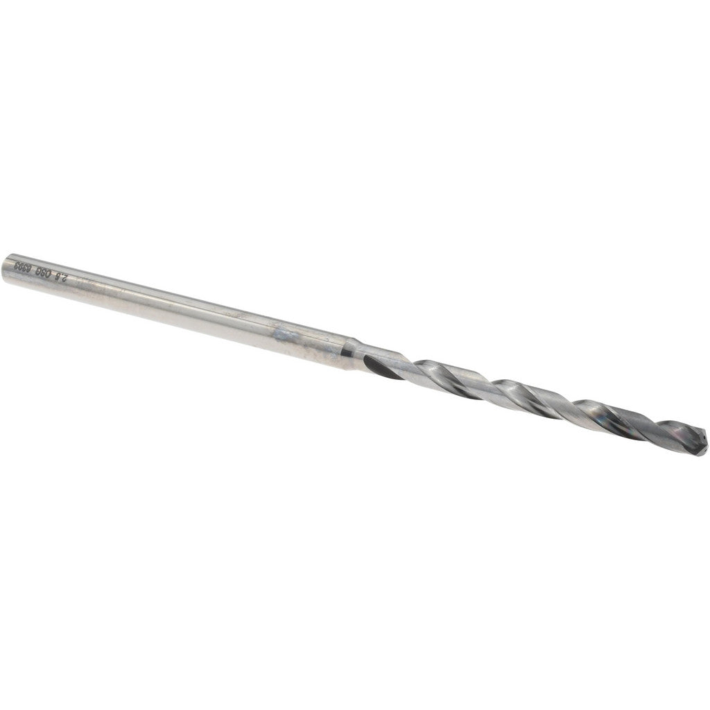 OSG 653009812 Taper Length Drill Bit: Series 6530, 2.5 mm Dia, 140° Point, Solid Carbide