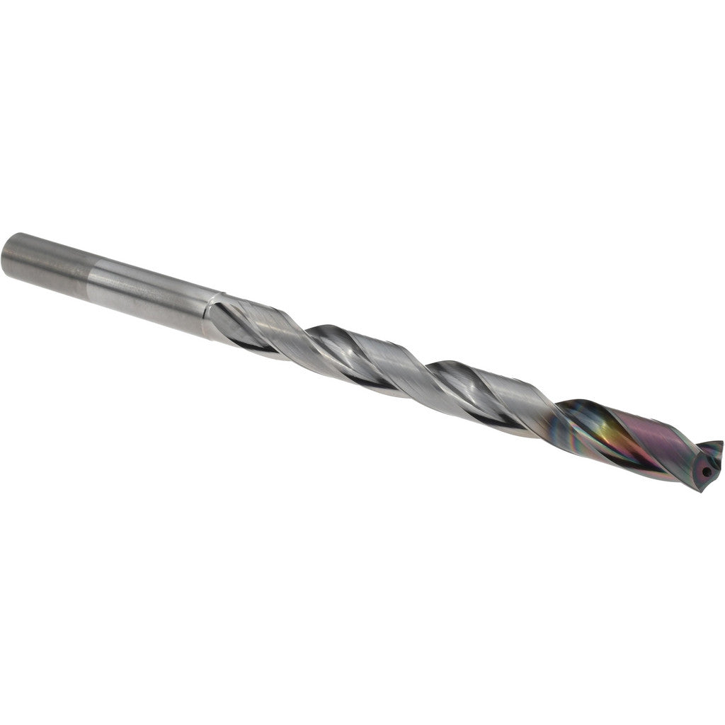 OSG 652037511 Taper Length Drill Bit: 3/8" Dia, 140° Point, Solid Carbide