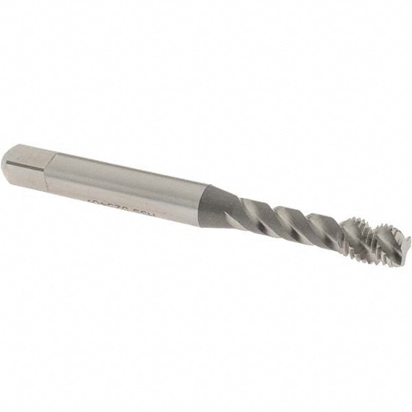 OSG 10900500 M5x0.80 Metric, 3 Flute, 50° Helix, Semi-Bottoming Chamfer, Bright Finish, High Speed Steel Spiral Flute STI Tap