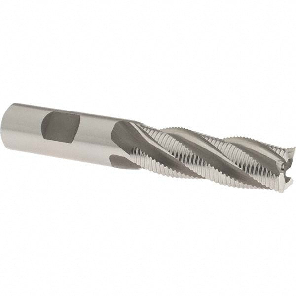 OSG 4501000 Roughing End Mill: 3/4" Dia, Single End, High Speed Steel