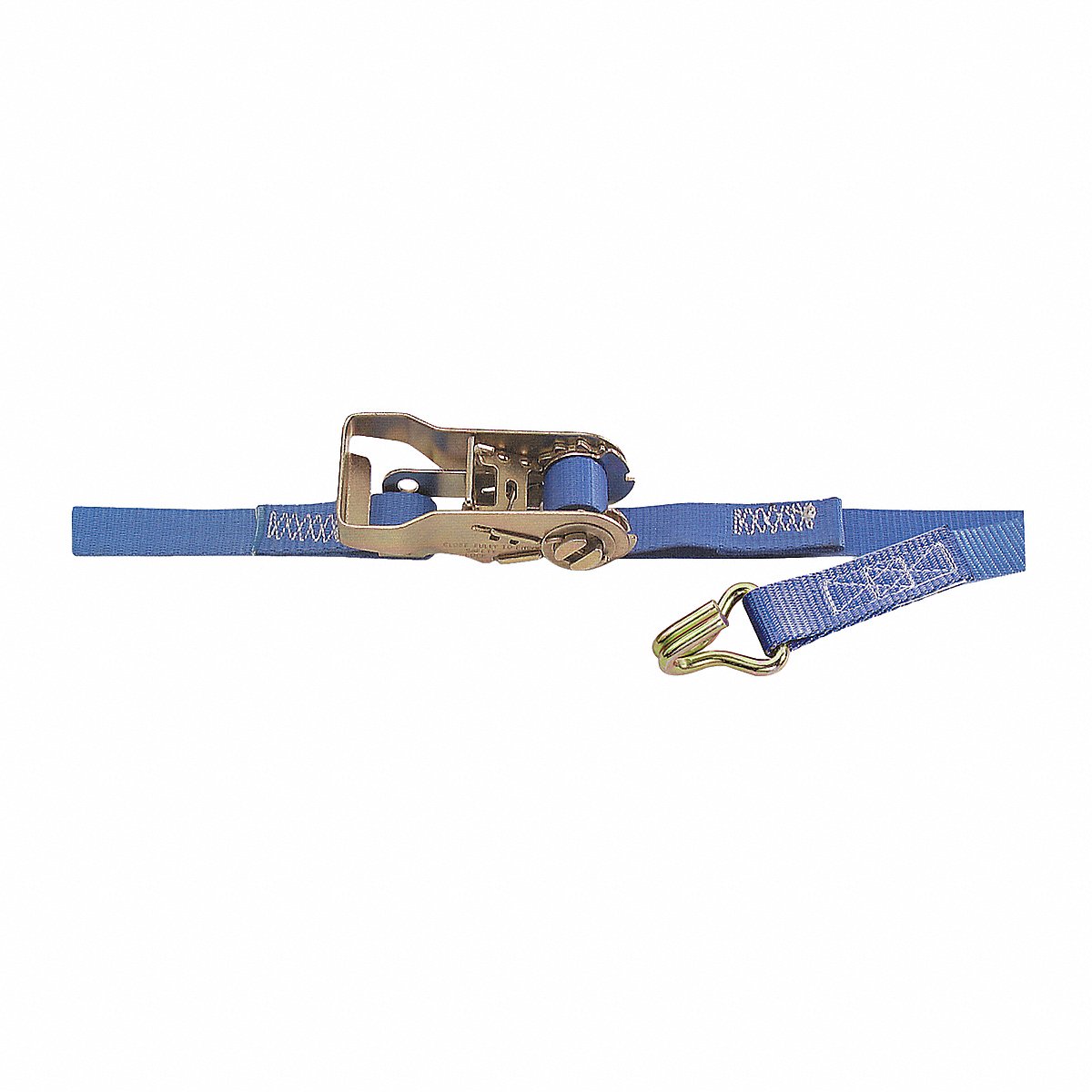 Kinedyne Tie Down Strap, Wire-Hook, Blue (711081GRA)