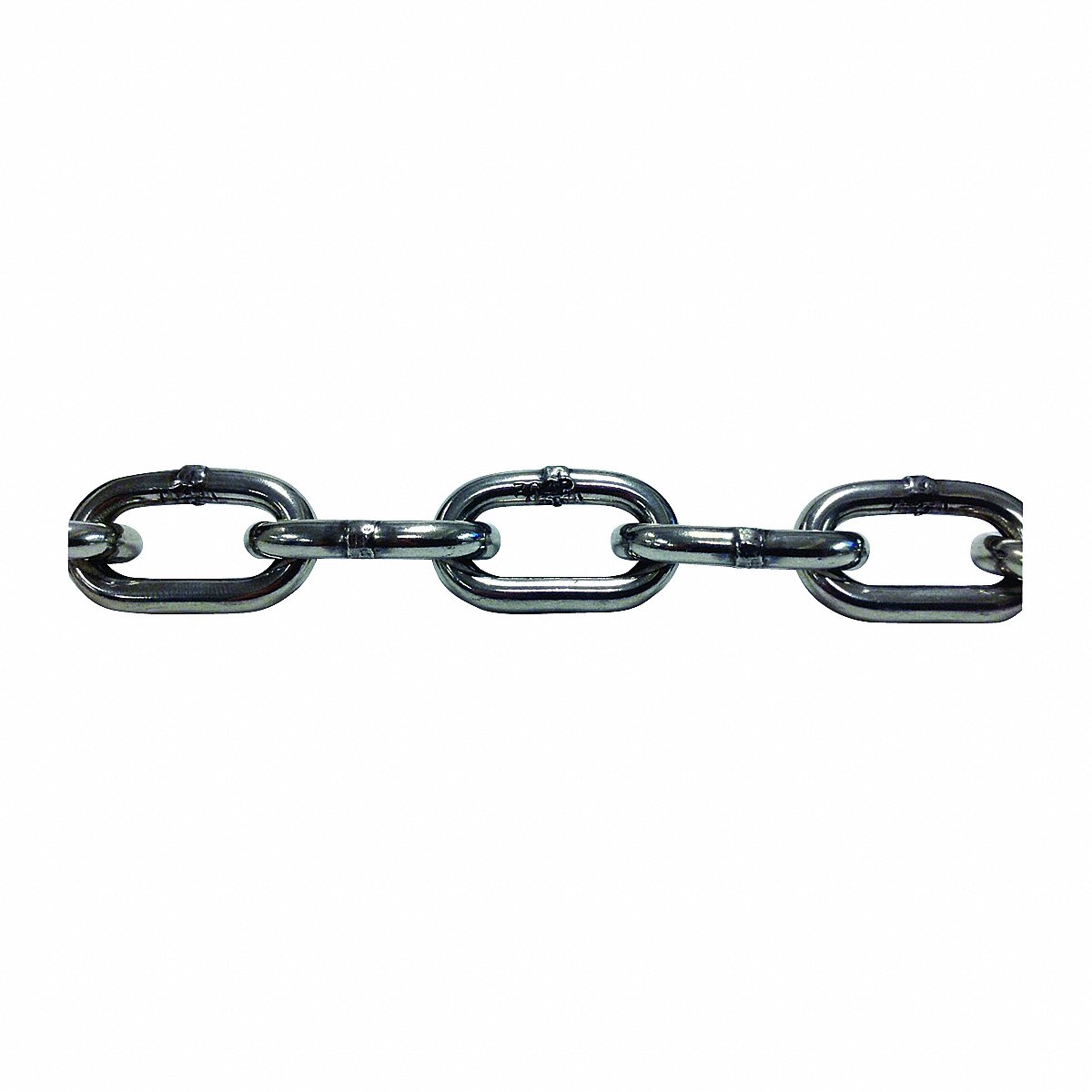 Pewag M5094 Straight Link Chain, 304 Stainless Steel, 25 ft Length, 1,200 lb Working Load (4511/25)