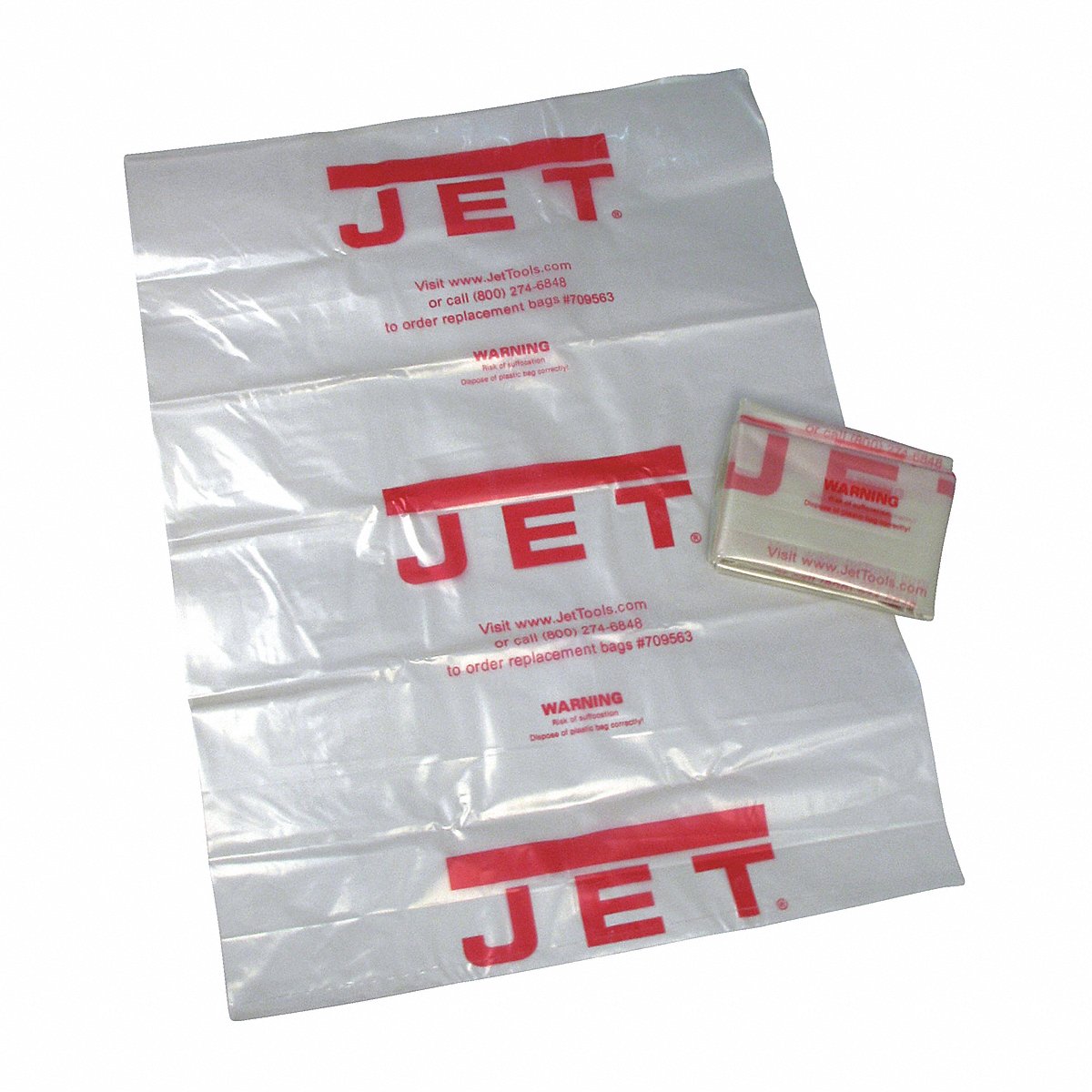 Jet Collection Bags, 1-11/16 ft L x 23-5/8 in H, PK5 (717511)