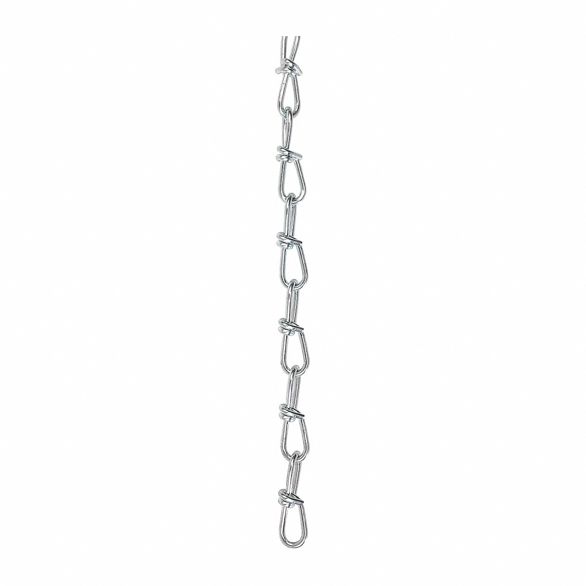 Peerless Double Loop Chain, Carbon Steel, 100' L, 90 lb Weight (7010332)