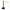 Retracta-Belt Barrier Post, Black Square Base with Yellow Retractable Belt (332BA-YW)