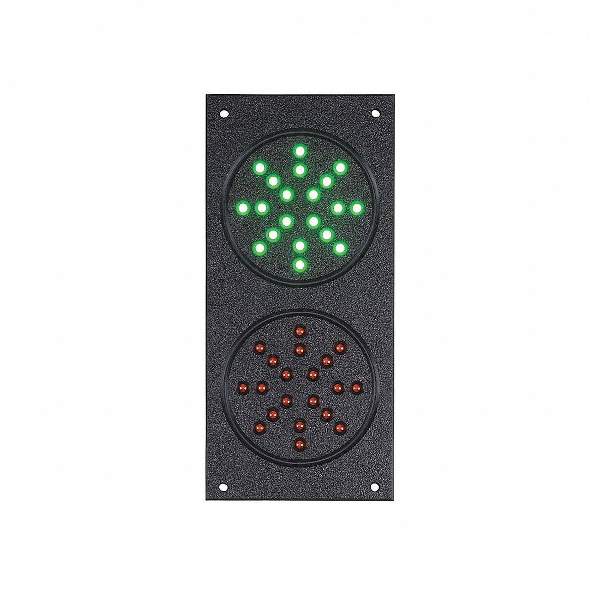 Ideal Warehouse Innovations, Inc. Traffic Light, Plastic, Black, 1/2" W, 2" (60-5411-U)