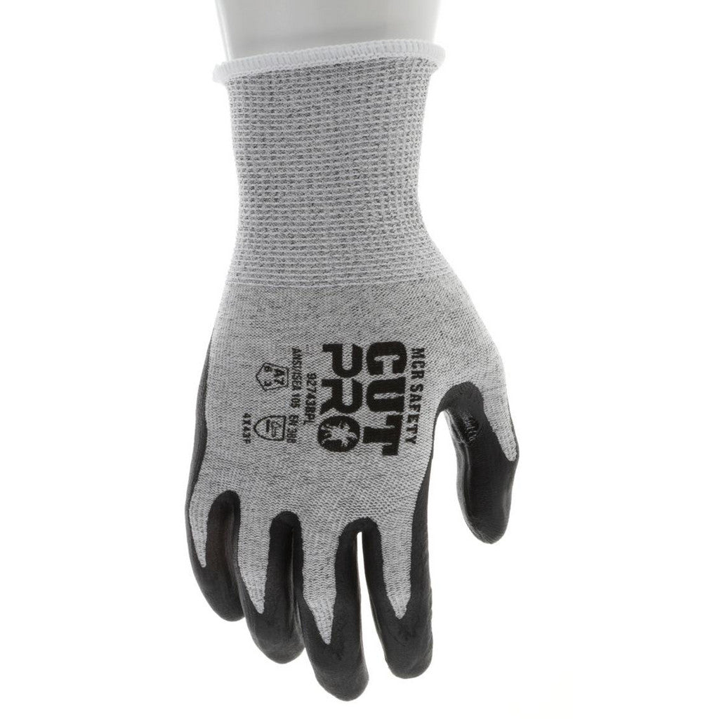 MCR Safety 92743BPL Cut, Puncture & Abrasion-Resistant Gloves: Cut Pro 92743BP, Cut A7, Puncture 3, Abrasion 6, 13 ga, Size Large