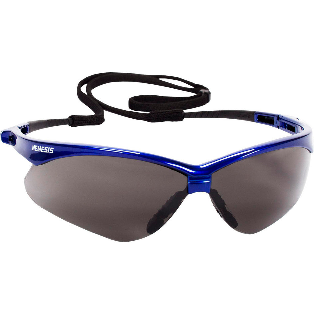 KleenGuard 47387 Safety Glasses: Anti-Fog & Scratch-Resistant, Polycarbonate, Smoke Lenses, Full-Framed