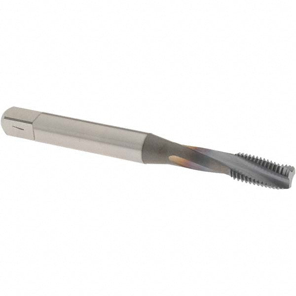 OSG 1716408 #10-32 UNF, 3 Flute, 45° Helix, Semi-Bottoming Chamfer, V Finish, Powdered Metal Spiral Flute STI Tap