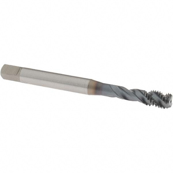 OSG 1650011508 Spiral Flute Tap: M8x1.25 Metric Coarse, 3 Flutes, Bottoming, 6H Class of Fit, Powdered Metal, V Coated