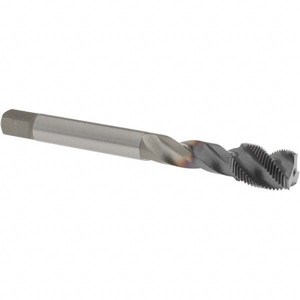 OSG 1650513008 Spiral Flute Tap: 1/2-28 UNF, 3 Flutes, Bottoming, 2B Class of Fit, Powdered Metal, V Coated