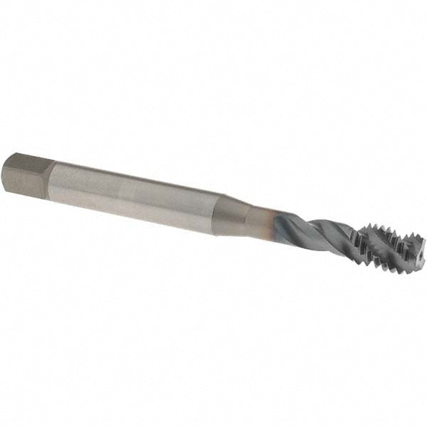 OSG 1650511708 Spiral Flute Tap: 3/8-16 UNC, 3 Flutes, Bottoming, 2B Class of Fit, Powdered Metal, V Coated